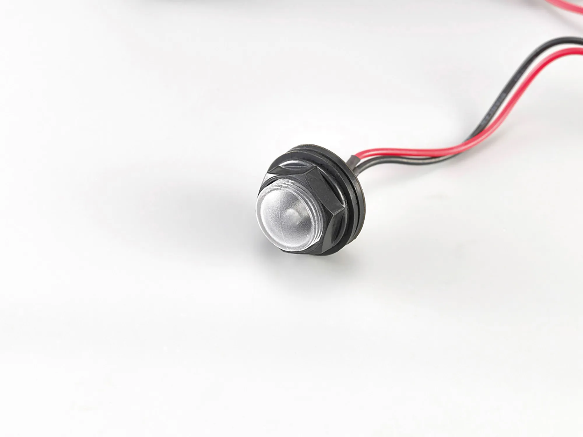 Espial Remote Fixing 20mm Photocell IP65 Black, Frosted White D0061  Deco Espial
